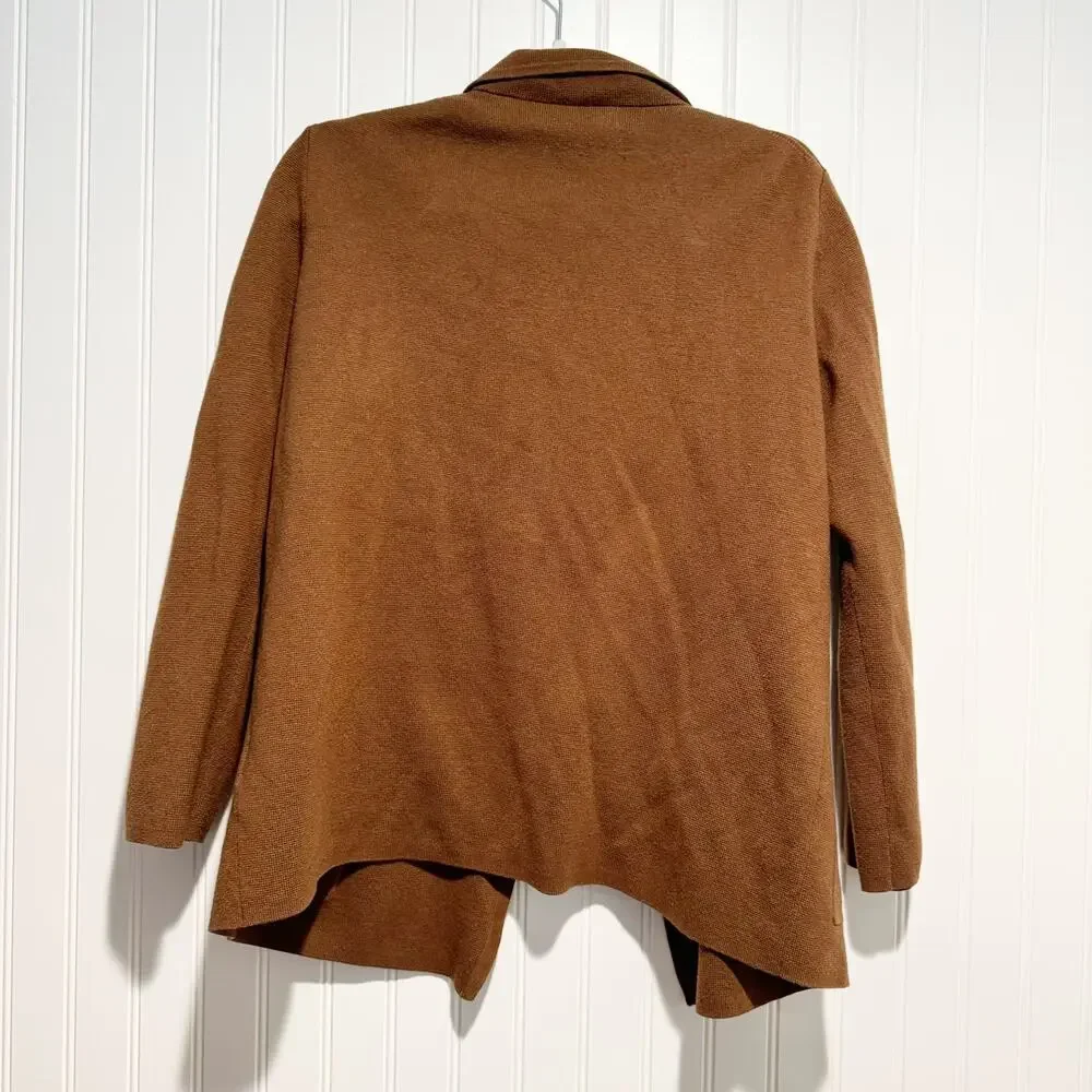 J Crew Eloise Sweater Blazer Brown Size Small - Picture 6 of 6